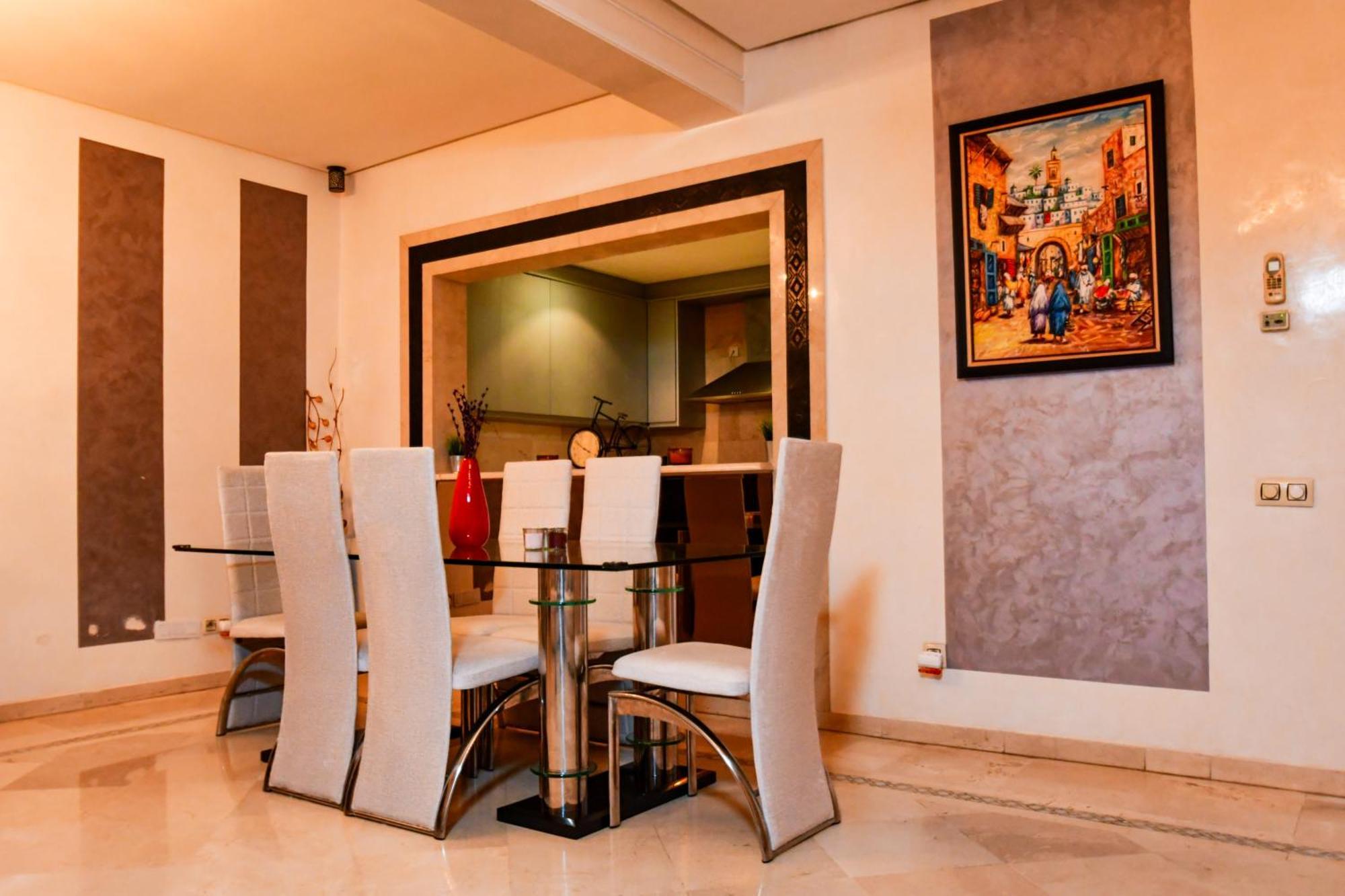 Appartement Haut Standing Gueliz Plaza Маракеш Екстериор снимка