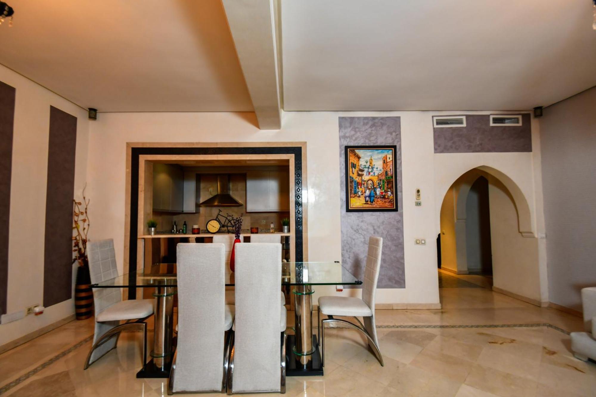 Appartement Haut Standing Gueliz Plaza Маракеш Екстериор снимка