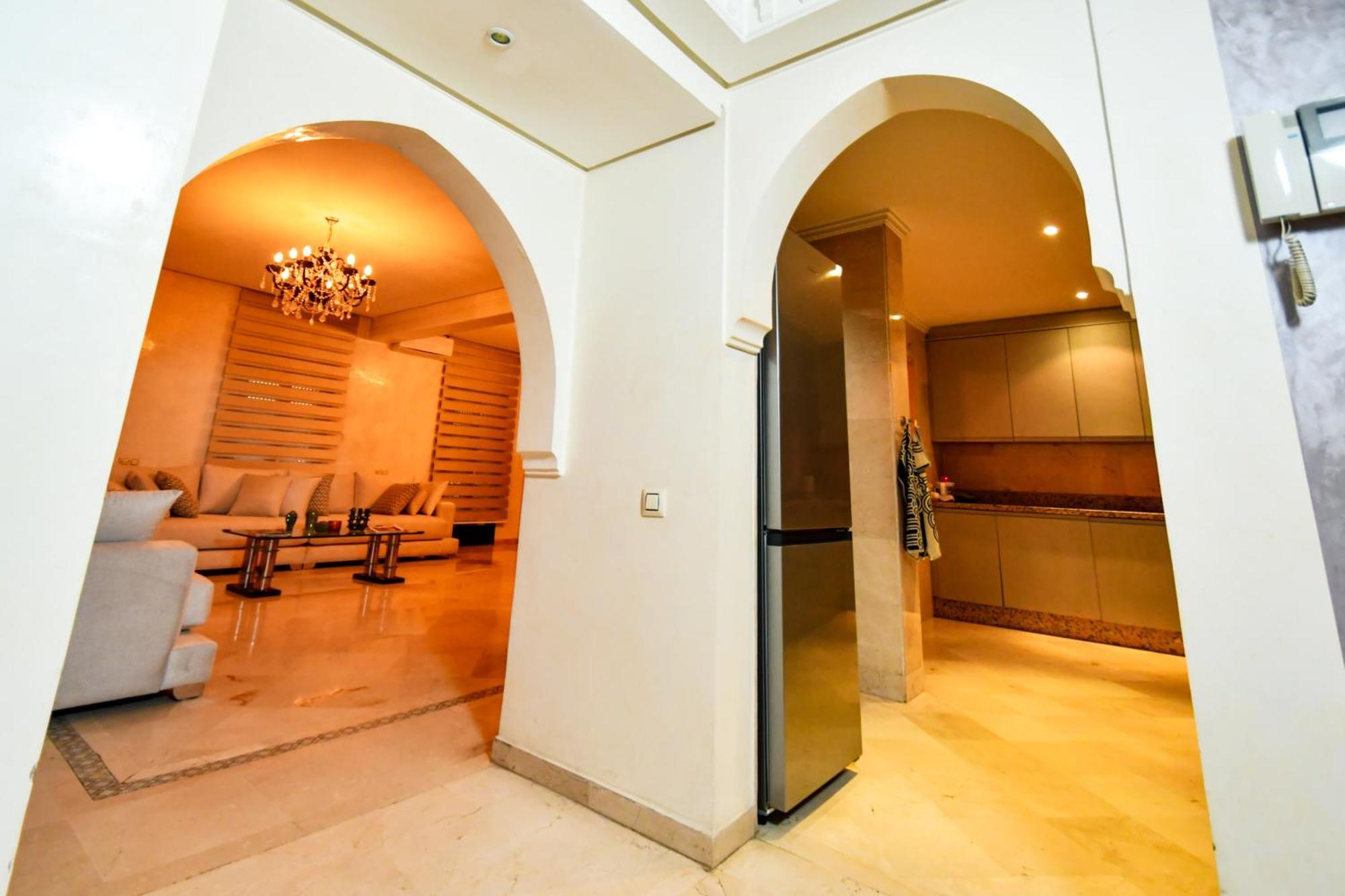 Appartement Haut Standing Gueliz Plaza Маракеш Екстериор снимка