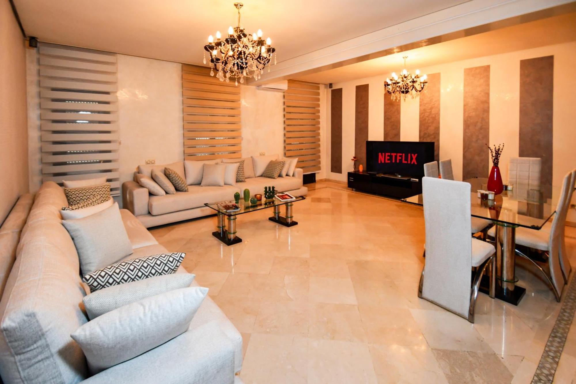 Appartement Haut Standing Gueliz Plaza Маракеш Екстериор снимка